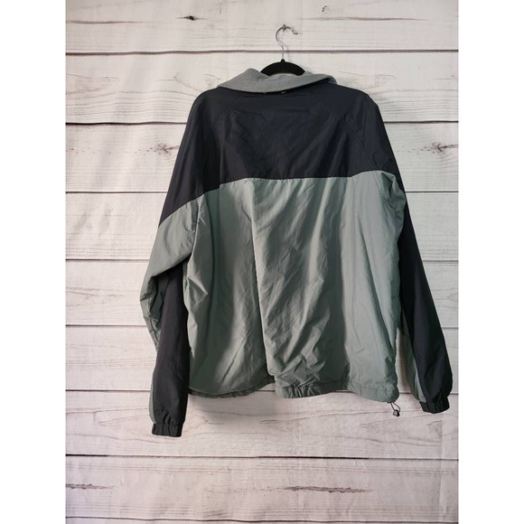 Columbia Mens Interchange Softshell Jacket Gray Black Pockets Collared XL - Picture 2 of 6